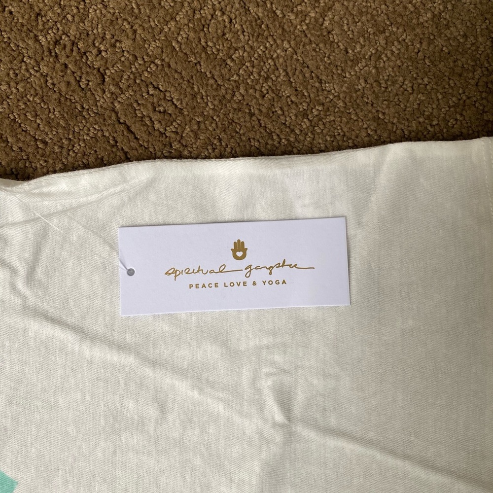 Spiritual Gangster Happy Crop Tank Top - Picture 2 of 8
